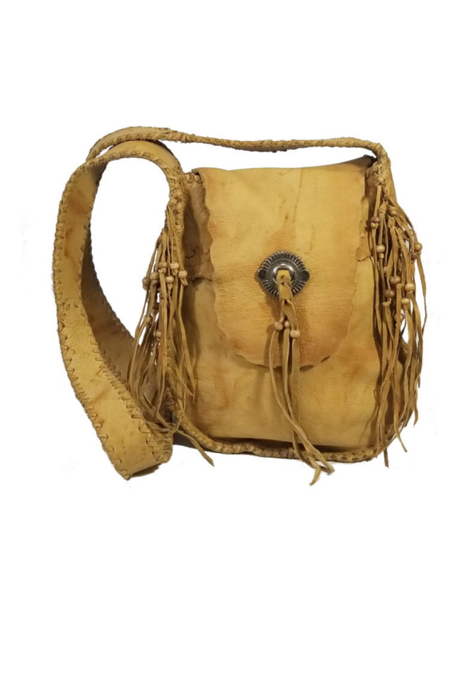 (image for) Old Faitful Concho Front Leather Shoulder Cross Body Bag